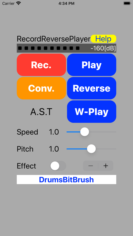 #2. Audio Rec/Reverse/Player (iOS) 由: koji kamogawa