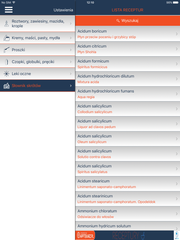 Screenshot #5 pour Aptekarz Receptury