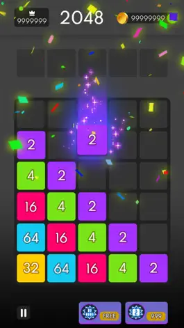 Game screenshot Number Drop: X2 Blocks Merge apk