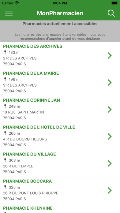 Screenshot #2 pour Mon Pharmacien