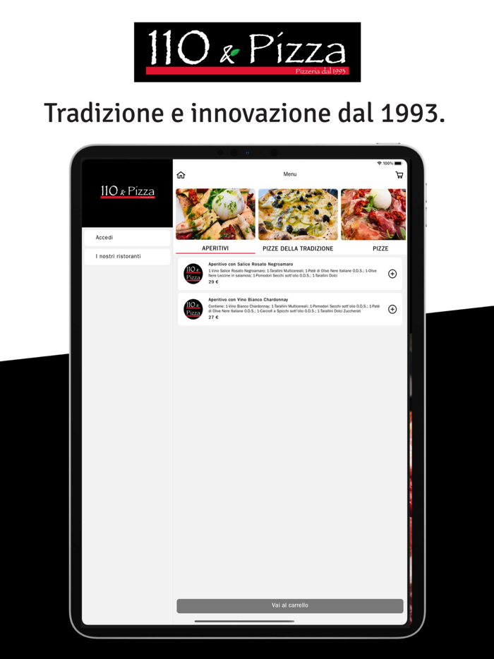 Pizzeria 110 and Pizza