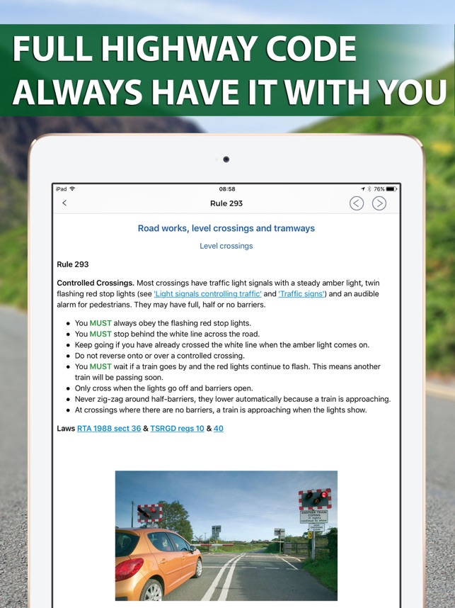 The Highway Code 21 On The App Store The Highway Code 21 On The App Store