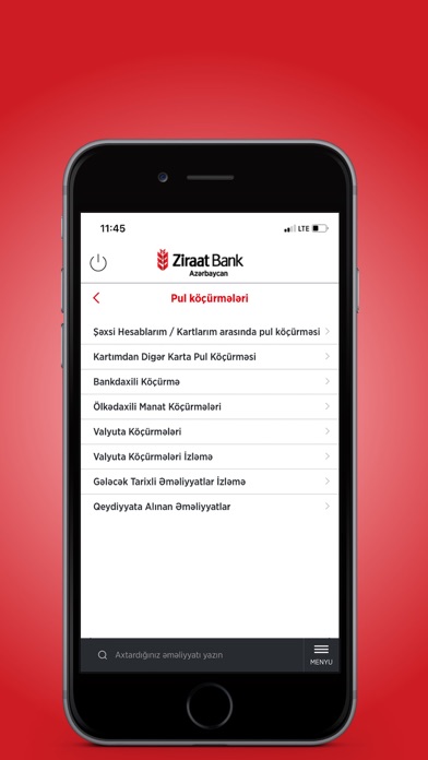 Ziraat Bank Azerbaijan Screenshot