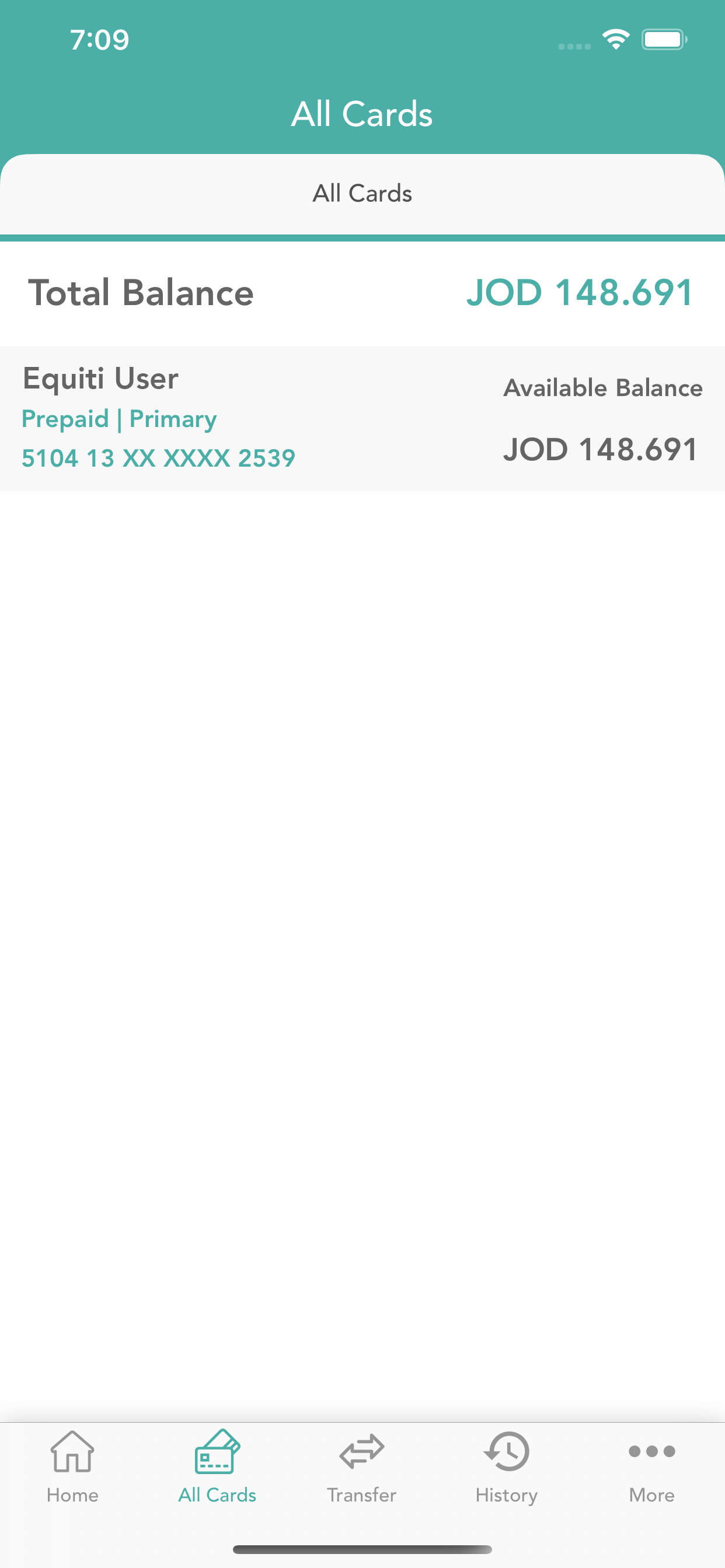 Equiti Prepaid Card
