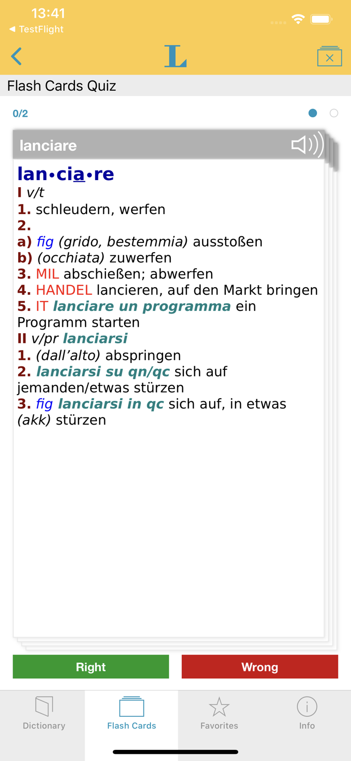 Big German Italian Dictionary
