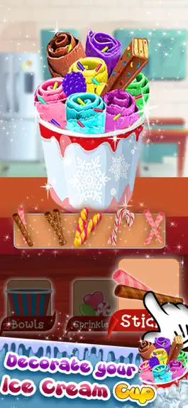 Game screenshot Ice Cream Rolls Maker apk