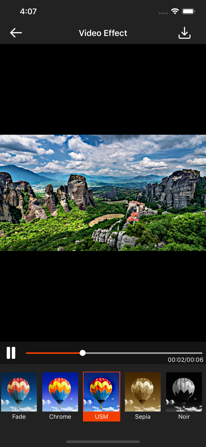 Video Effect - Apply Filters