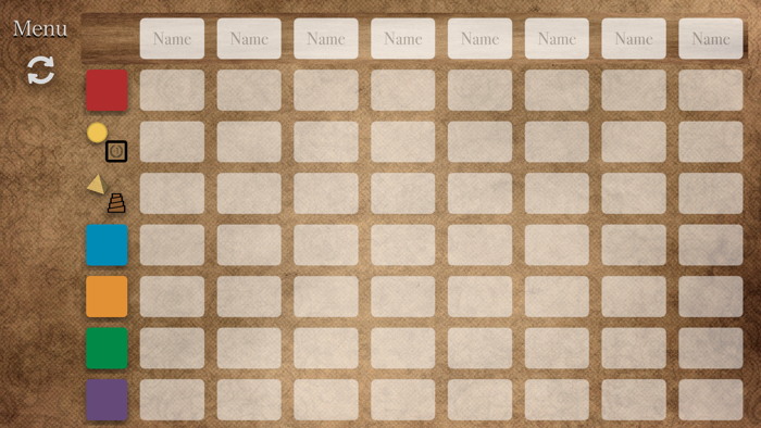 7 Wonders Score Table