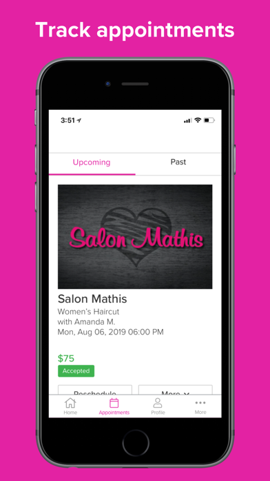 Salon Mathis LLC Screenshot