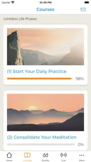 liveanddare meditation course iphone screenshot 4