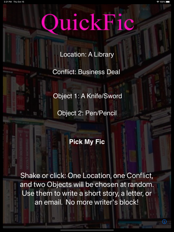 Screenshot #4 pour QuickFic