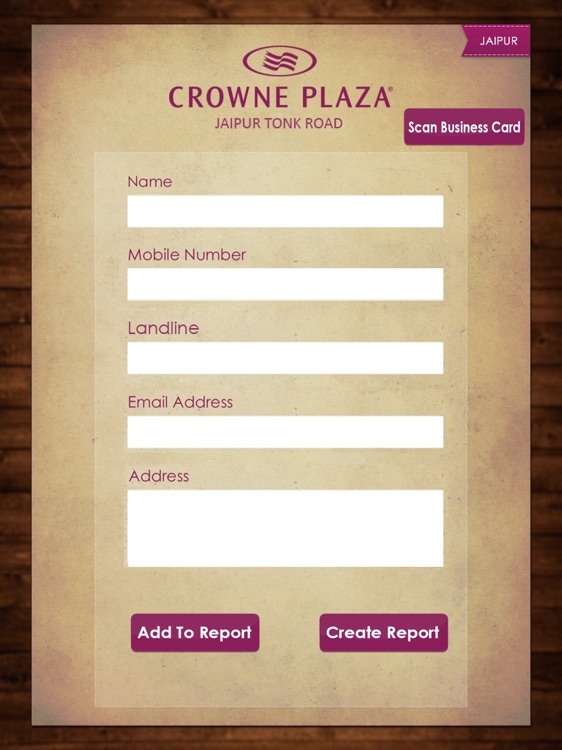 CrownePlazaBusinessCardScanner