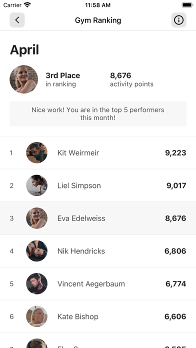 Highpoint Fitness Screenshot