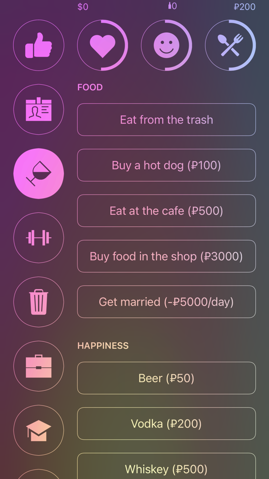 #3. Hobo Simulator (iOS) By: Denis Tokarev