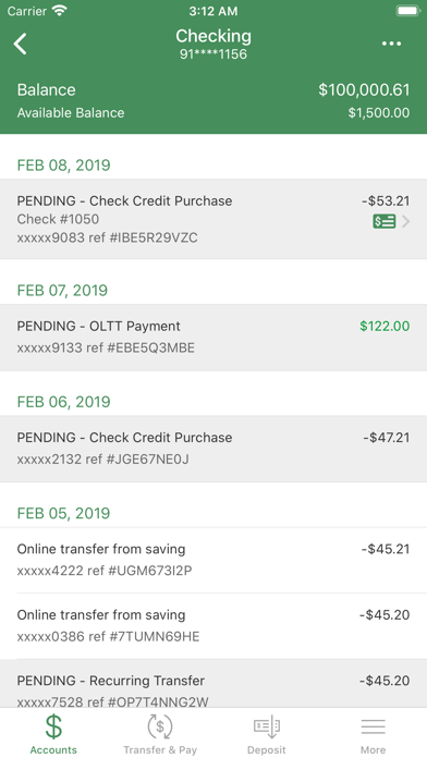Heritage Bank Marion Screenshot