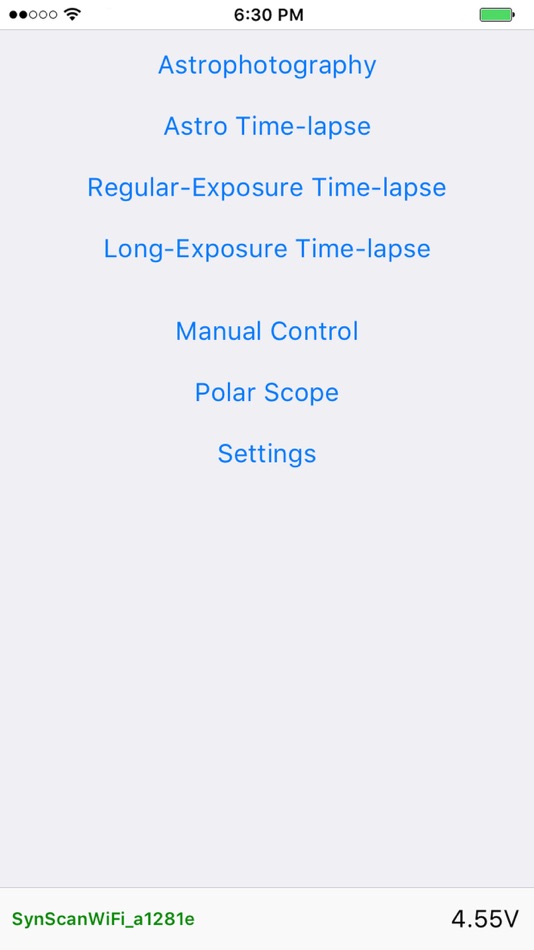 #1. Star Adventurer Console (iOS) By: Astropower Technology Co. Ltd.