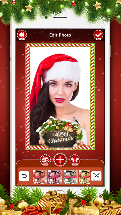 Christmas Photo Booth Editor * Screenshot