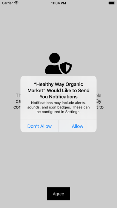 Healthy Way Organic Market Screenshot