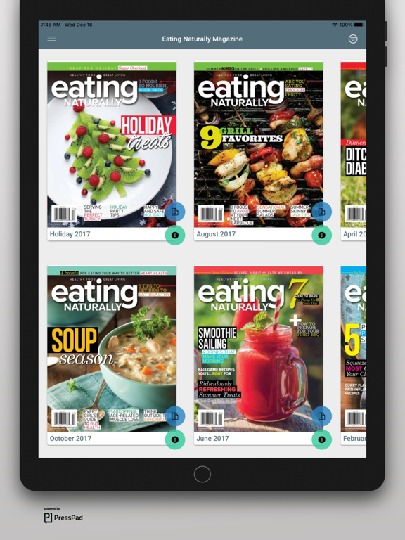 Screenshot #5 pour Eating Naturally Magazine