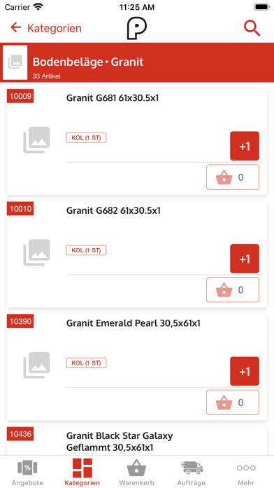 Prima Customer Screenshot