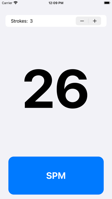 Strokes per Minute Screenshot