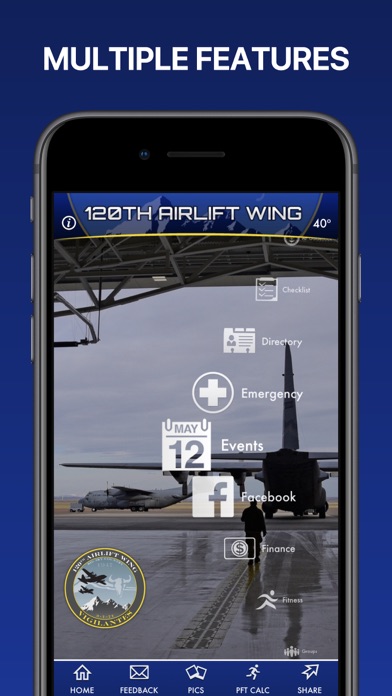 Screenshot 2 of 120th Airlift Wing App