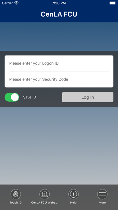 CenLA Federal Credit Union Screenshot