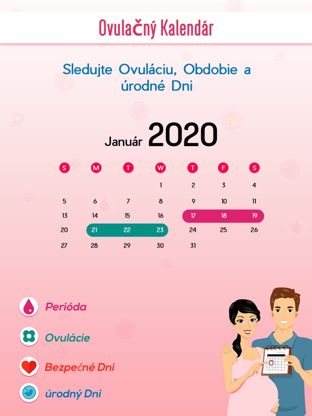 Ovulácie Menstruacny Kalendar v App Store