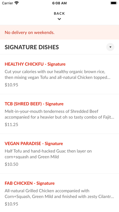 Ocho Mexican Grill Screenshot