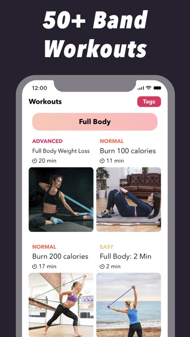 Resistance Band Workout Plans Screenshot