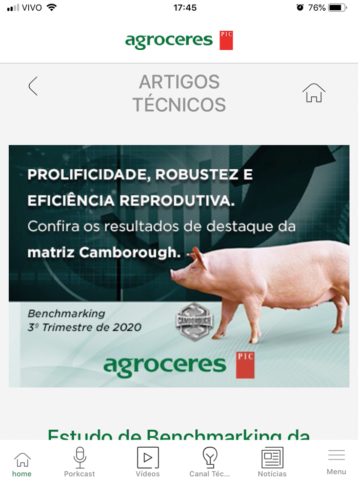 Agroceres PIC APP Español