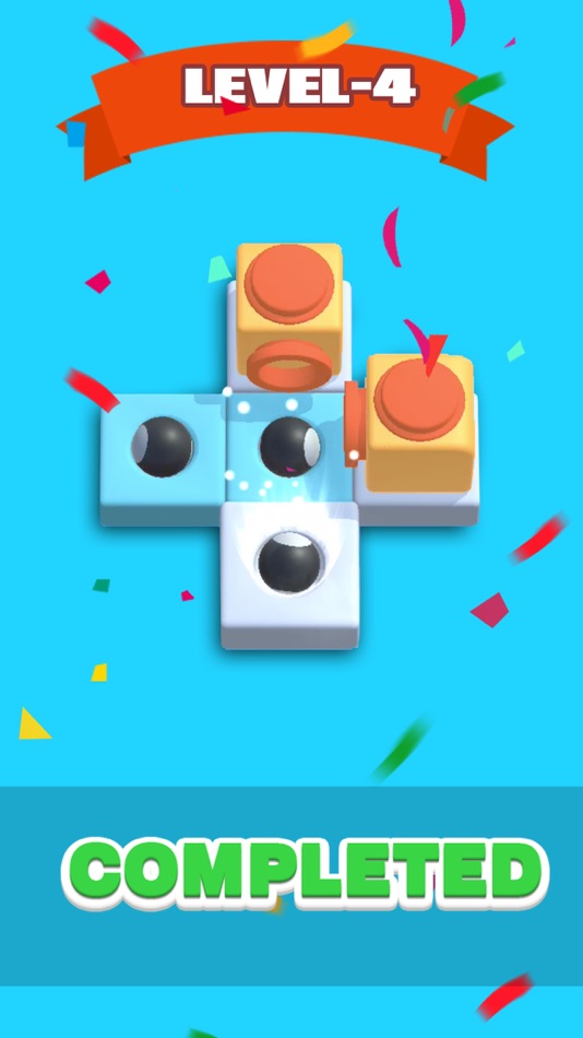 #1. Fit It 3D: Push Hop Ball Hole (iOS) 由: 永兴 杨