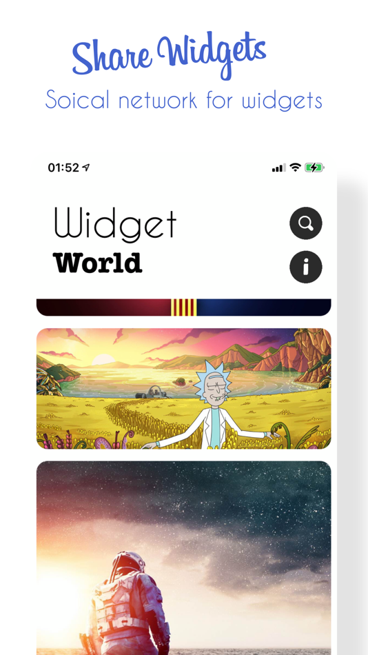 #3. Widget World (iOS) By: Alpay Kueceuk