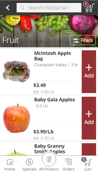Hatzlacha Supermarket Screenshot