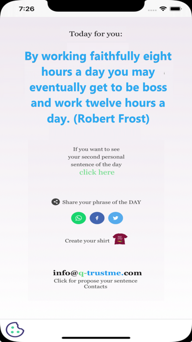 Your Daily Quote, Day Aphorism Screenshot
