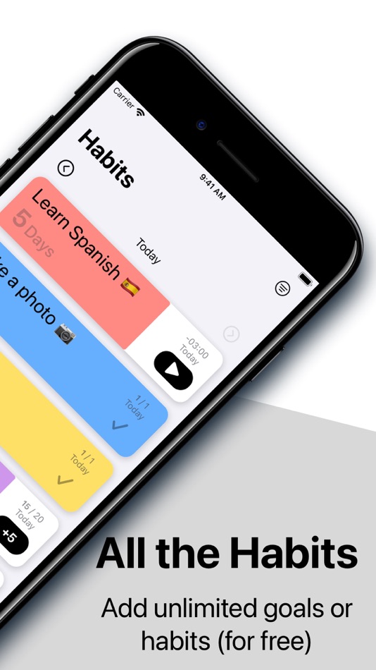 #2. Leap Habits - Habit Tracker (iOS) Podle: Benedict Bartsch