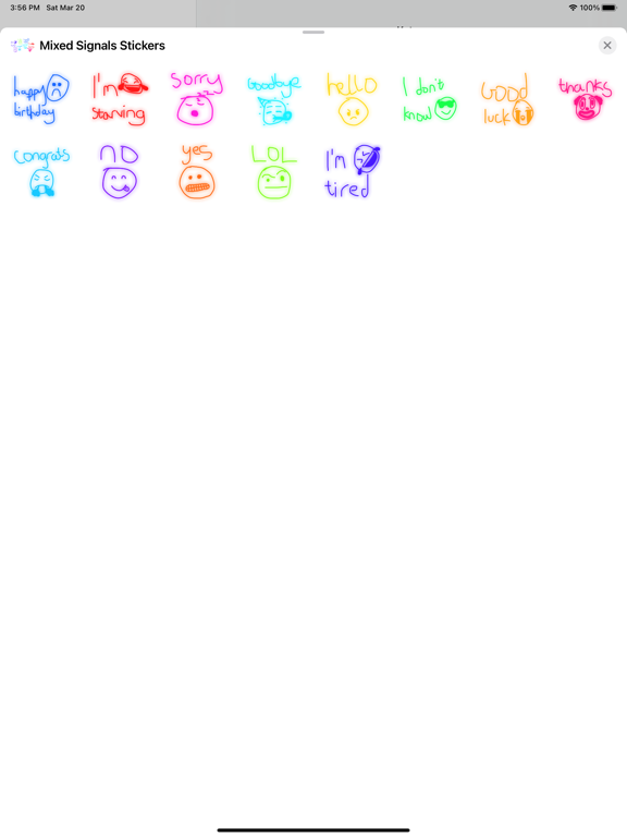 Screenshot #4 pour Mixed Signals Stickers