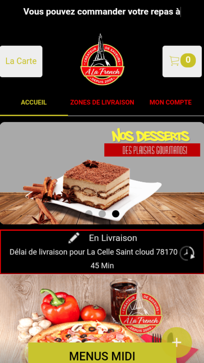 French Pizza Versailles