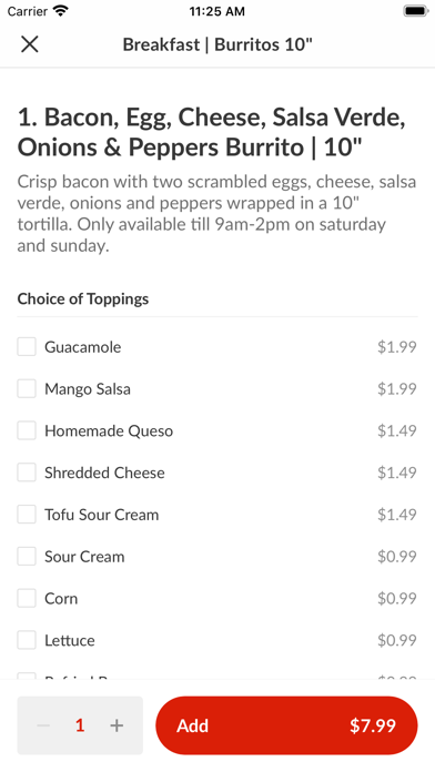 El Barrio Burritos Screenshot