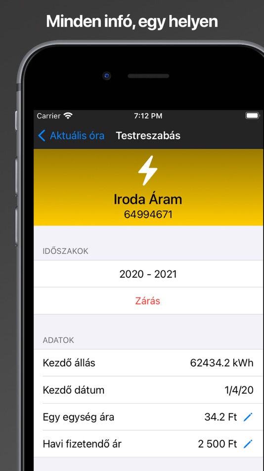 #4. RezsiApp (iOS) 由: Elliot Czigany