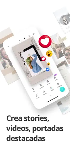 Captura de Pantalla 1 Canva: Insta Story y IG Video iphone