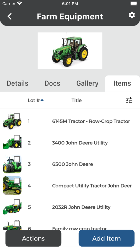 #6. Auction Item Manager - Bidpath (iOS) Podle: BidPath