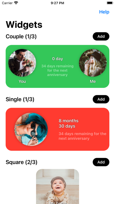Screenshot #2 pour Memorial Widgets
