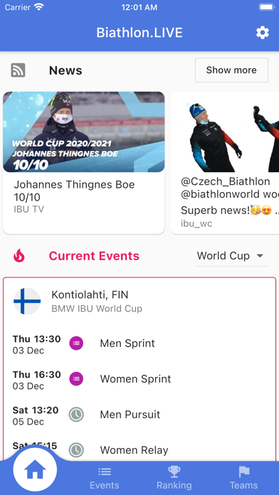 Biathlon.LIVE Screenshot