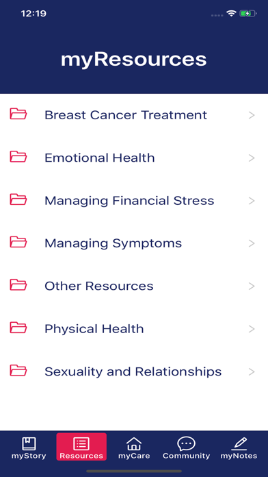 IMPROVE Breast Cancer Care Screenshot