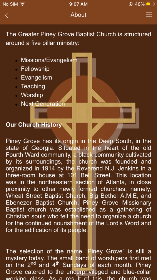 #4. Greater Piney Grove (iOS) 由: The Greater Piney Grove Baptist Church