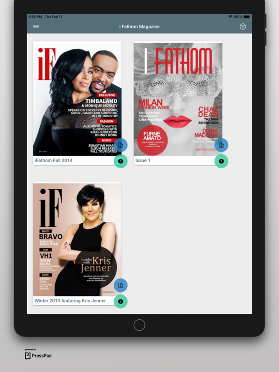 Screenshot #4 pour I Fathom Magazine