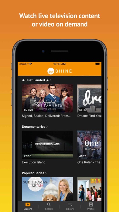 Shine TV Screenshot