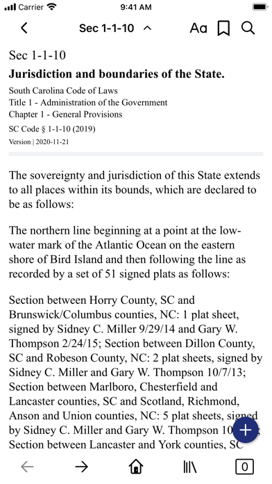 South Carolina Code Of Laws Screenshot