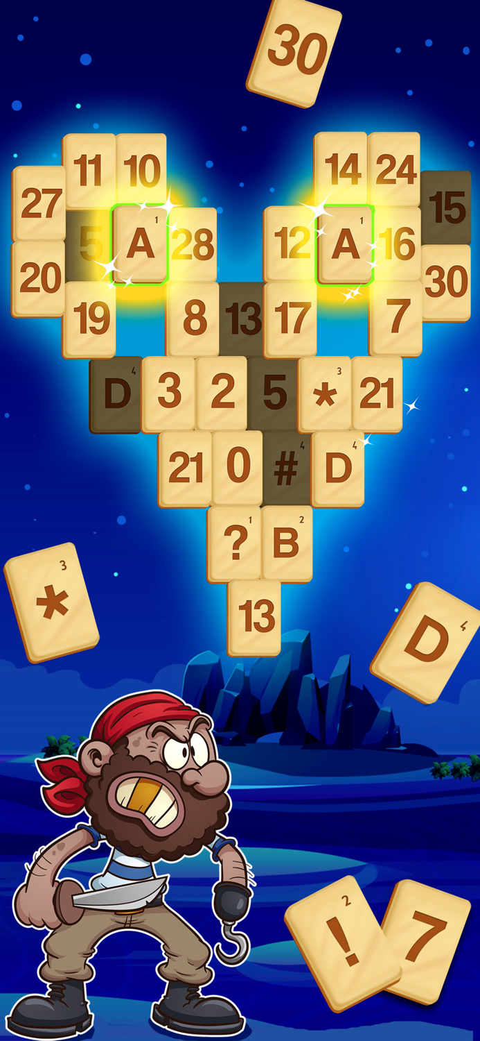 Mahjong Pirate Plunder Quest